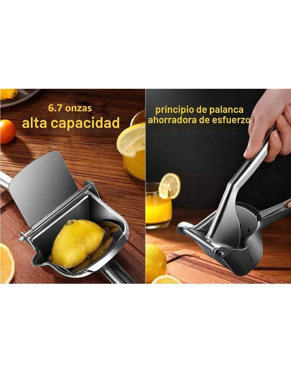 New Stainless Steel 304 Manual Citrus Juicer Lemon Orange Squeezer